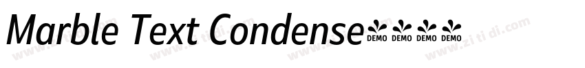 Marble Text Condense字体转换